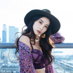 【进口保税】韩国Oh Lady欧蕾伊 弗洛里亚 胸罩 紫罗兰色 75A