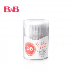 韩国保宁B&B新生儿专用抗菌棉棒 棉签