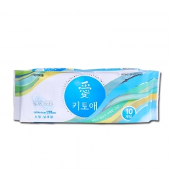 韩国 甲壳素卫生巾 235mm