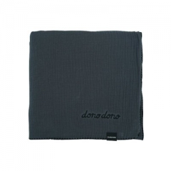 韩国进口DONO&DONO多乐多乐4层纯棉muslin浴巾106 x 106厘米 黑色