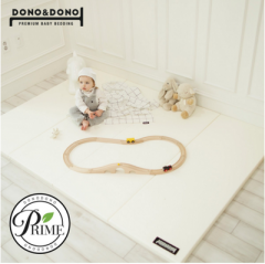 韩国原装进口正品DONO&DONO多乐婴儿折叠加厚卧室地板游戏爬行垫 白色